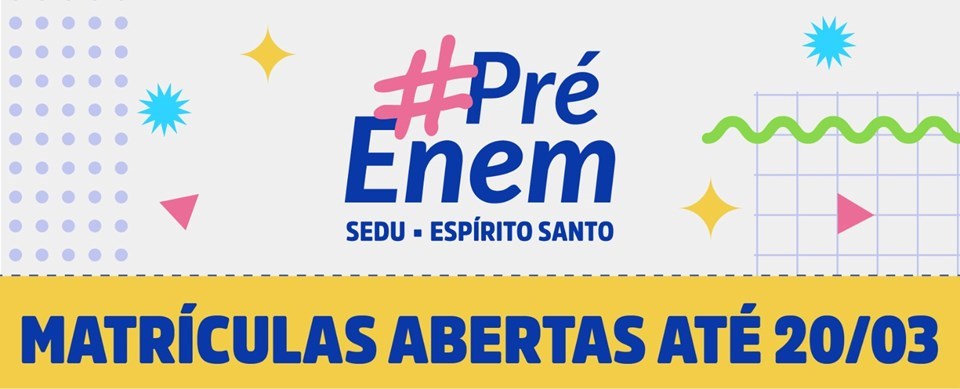 Leia mais sobre o artigo Sedu abre matrículas do Pré-Enem Espírito Santo 2026 nesta quinta-feira (12)
